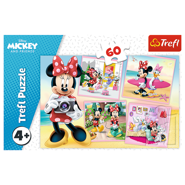 Puzzle Trefl Urocza Minnie 60 elementów (5900511173604) - obraz 3