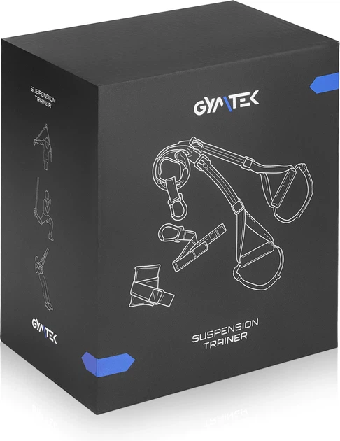 Zestaw taśm do ćwiczeń Gymtek Pro 124182 Czarno-żółty (5907766663867) - obraz 9