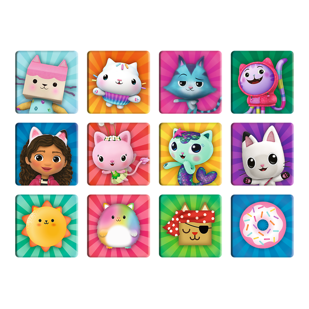 Zestaw puzzle Trefl 2 w 1 Gabi z kocim przyjacielem. Gabbys Dollhouse 48-30-24 elementów (5900511933826) - obraz 2
