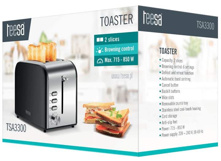 Тостер Teesa TSA3300 - зображення 5