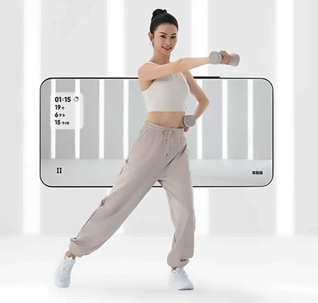 Умные гантели Xiaomi Mijia Intelligent Dumbbell 1 кг Пластик + Металл 184х72х72 мм Белый - изображение 9