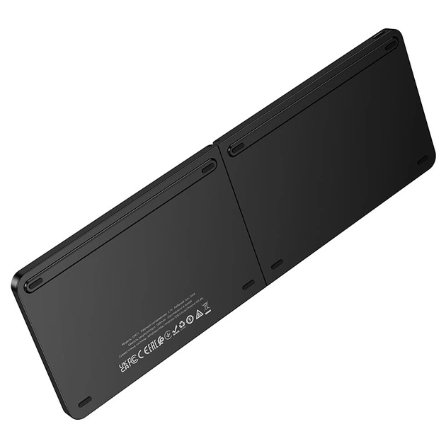 Складна акумуляторна клавіатура Hoco GM71 67 клавіш Bluetooth мультимедійні клавіші зручний дизайн для планшета ноутбука смартфона - зображення 6
