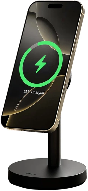 Бездротовий зарядний пристрій AUKEY MagFusion 1X Qi2.2 25W Black (LC-MC111) - Фото 1 Бездротовий зарядний пристрій AUKEY MagFusion 1X Qi2.2 25W Black (LC-MC111) - зображення 1
