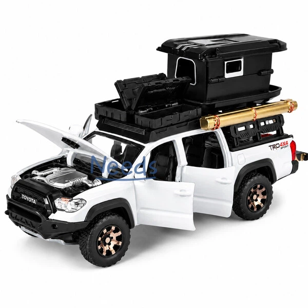 Машинка пикап Toyota Tacoma игрушка моделька металлическая коллекционная 17 см Белый (6622252) - Фото 2 Машинка пикап Toyota Tacoma игрушка моделька металлическая коллекционная 17 см Белый (6622252) - изображение 2