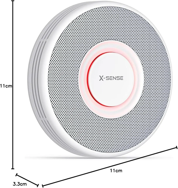 Датчик диму WIFI з голосовими сповіщеннями на смартфон X-Sense XS0B-iR - изображение 9