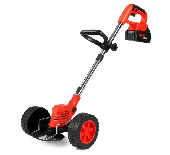 Тример акумуляторний Bosch Easy 23-045 48 В 6 А·год для трави електрокоса 12000 об хв садова коса телескопічна ніж 148 мм косарка бездротова фреза 150 мм пластикові ножі 136 мм для газону бур'янів кущів молодих пагонів саду дачі з 2 АКБ - зображення 2
