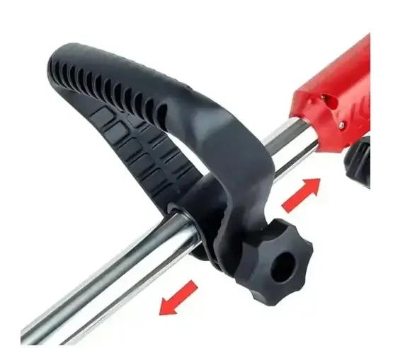 Тример акумуляторний Bosch Easy 23-045 48 В 6 А·год для трави електрокоса 12000 об хв садова коса телескопічна ніж 148 мм косарка бездротова фреза 150 мм пластикові ножі 136 мм для газону бур'янів кущів молодих пагонів саду дачі з 2 АКБ - зображення 4