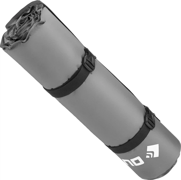 Килимок самонадувний Outtec Pillow 186 x 53 x 2,5 см з подушкою Сірий (5907766662846) - зображення 6