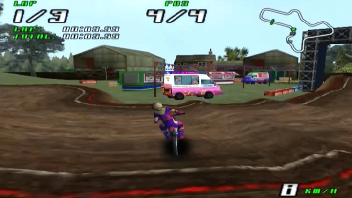 Игра Sony PlayStation 2 Moto X Maniac Europe Английская Версия Б/У - изображение 6