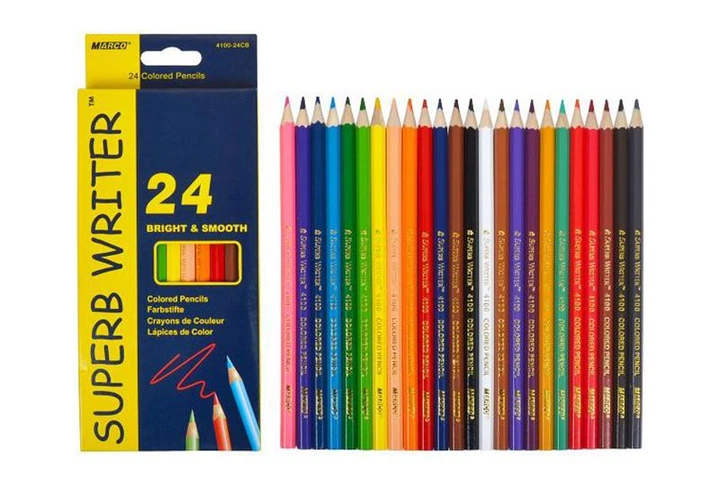 Карандаши 4100-24CB 24 цвета Marco - изображение 2