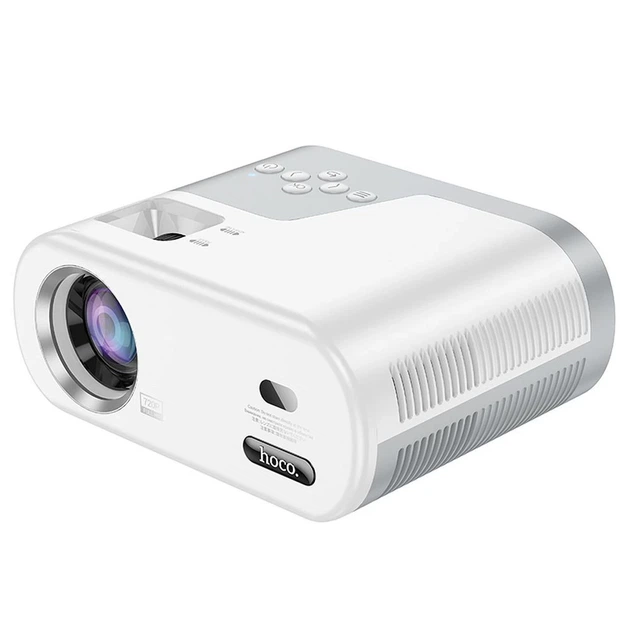 Проектор Hoco DT2 HD Ready с Android Wi-Fi Bluetooth 720P White (6942007629645) - изображение 2
