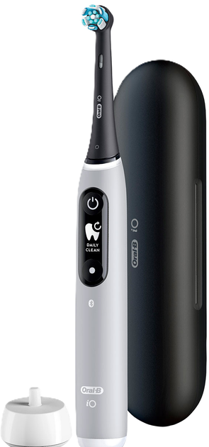 Elektryczna szczoteczka do zębów Oral-B iO Series 6 Grey Opal Luxe Edition (8700216837729) - obraz 2