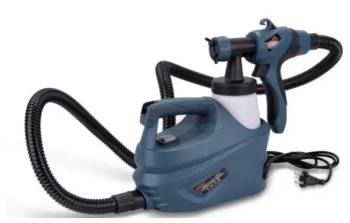 Электрический краскопульт BOXER BX-771 1650 Вт с контейнером 700 мл, соплом 1,8 мм, производительностью 280 г/мин, регулировкой подачи материала и воздуха, без компрессора - изображение 6