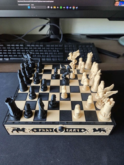 Колекційний шаховий набір Harry Potter від AnyFormLAB, 3D-друк - Фото 1 Колекційний шаховий набір Harry Potter від AnyFormLAB, 3D-друк - зображення 1