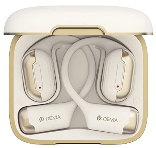 Беспроводные наушники Devia OWS Pro1 Beige (EM401) - Фото 3 Беспроводные наушники Devia OWS Pro1 Beige (EM401) - изображение 3