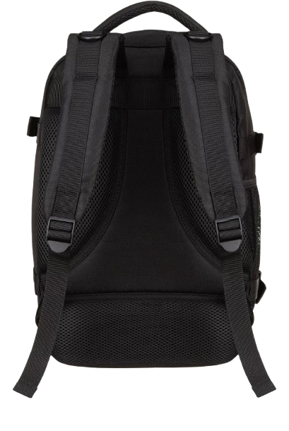 Plecak kabinowy kompresyjny Outtec 26 l Easy travel + pompka Czarny (5905884427675) - Zdjęcie 4 Plecak kabinowy kompresyjny Outtec 26 l Easy travel + pompka Czarny (5905884427675) - obraz 4