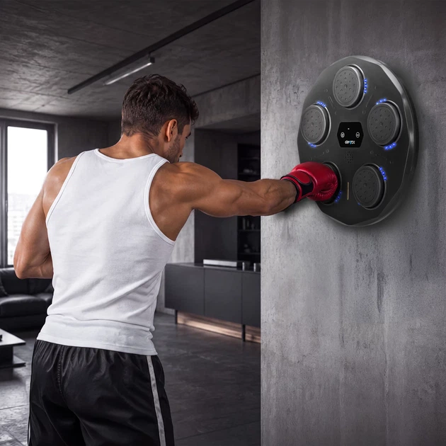 Tarcza bokserska elektroniczna Gymtek Smart Boxer BX200 G-05335 Czarna (5905399053352) - obraz 9