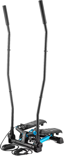 Степпер Gymtek XST700 з ручками Чорно-синій 95152 (5907766661221) - Фото 1 Степпер Gymtek XST700 з ручками Чорно-синій 95152 (5907766661221) - зображення 1