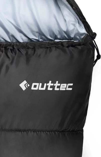 Спальний мішок Outtec Мумія, 210 см З капюшоном, одномісний (5905884421192) - зображення 6