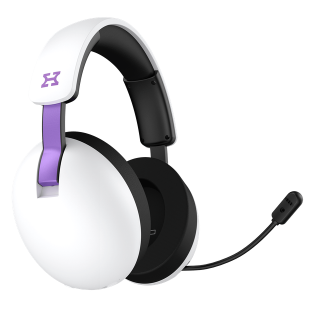 Гарнітура Hator Hellyberry HH30 White-Violet (HH30_wireless_WV) - Фото 2 Гарнітура Hator Hellyberry HH30 White-Violet (HH30_wireless_WV) - изображение 2