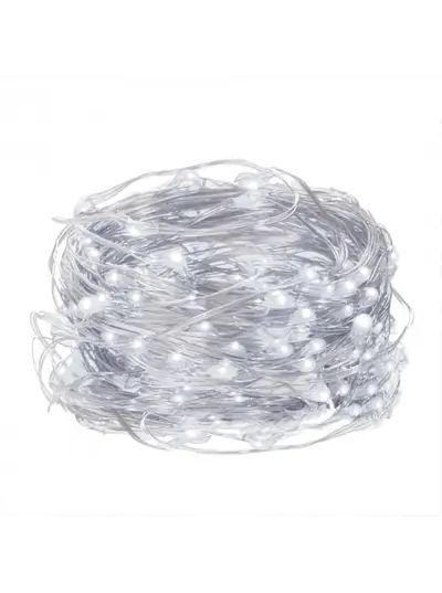 Гирлянда Роса 100м 1000Led от розетки Холодный белый Больше диод G165-100B - Фото 3 Гирлянда Роса 100м 1000Led от розетки Холодный белый Больше диод G165-100B - изображение 3