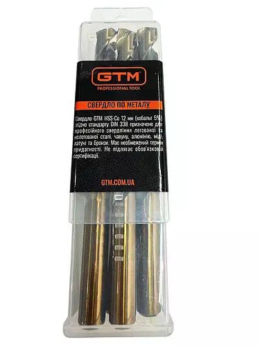 Набір свердел по металу GTM ECo-120K HSS-Co5 12 мм 5 шт - изображение 2