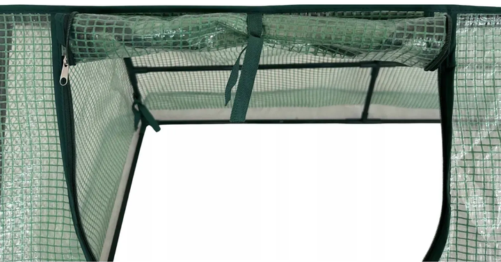 Садовая мини-теплица для рассады 120х62х60 см EkspandTMF16-120X62X60-Z армированная пленка зеленая - Фото 5 Садовая мини-теплица для рассады 120х62х60 см EkspandTMF16-120X62X60-Z армированная пленка зеленая - изображение 5