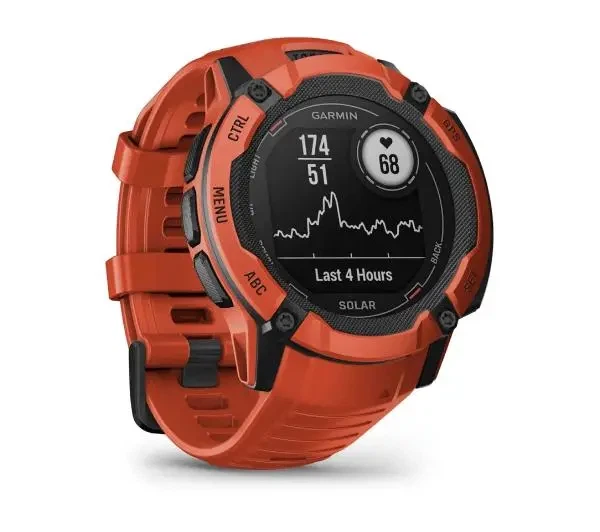 Смартгодинник Garmin Instinct 2X Solar 50мм GPS Червоний - зображення 9