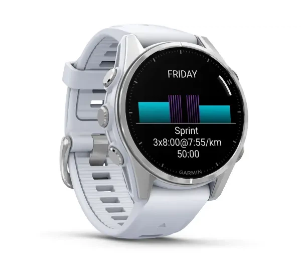 Смартгодинник Garmin Fenix 8 43мм GPS Білий - Фото 7 Смартгодинник Garmin Fenix 8 43мм GPS Білий - зображення 7