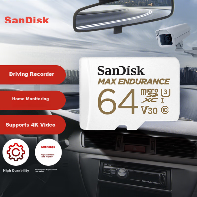 Карта пам'яті SanDisk microSDXC 64 ГБ (Class 10, U3, V30) 4K - зображення 6