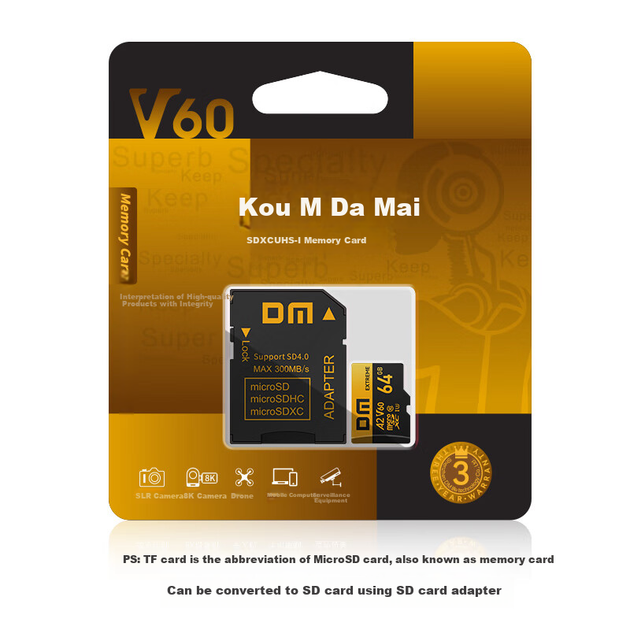 Карта памяти DM Daimai V60 64 ГБ MicroSDXC UHS-I V60 A2 - изображение 5