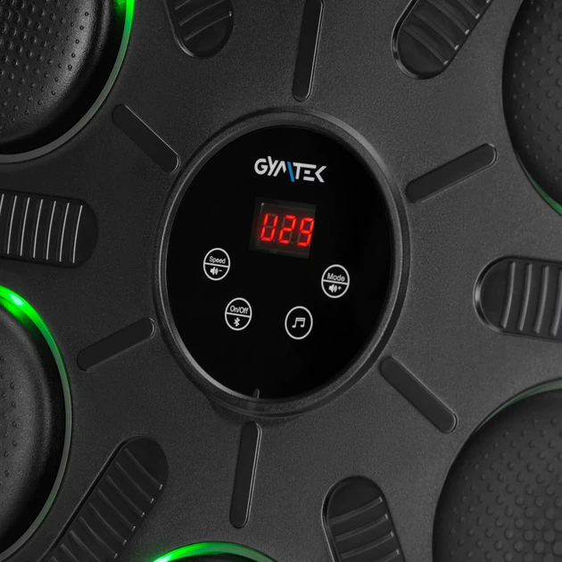 Tarcza bokserska muzyczna Gymtek Smart Boxer BX300 Bluetooth G-05336 Czarna (5905399053369) - obraz 6