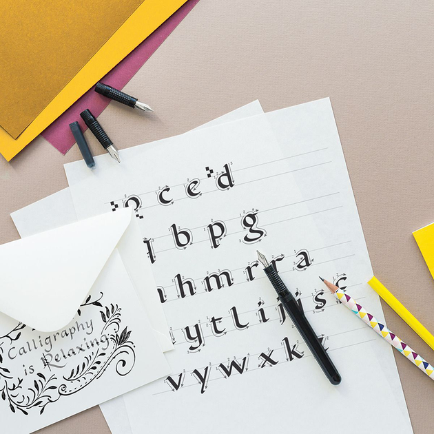 Набор для каллиграфии Beginner’s Calligraphy Set (авторучка 3 пера конвертер) Manuscript - Фото 4 Набор для каллиграфии Beginner’s Calligraphy Set (авторучка 3 пера конвертер) Manuscript - изображение 4