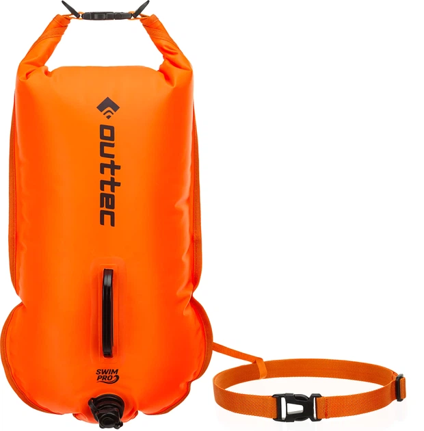 Bojka asekuracyjna Outtec Dry Bag 28 l 2w1 O-42984 z suchą kieszenią (5905884429846) - obraz 2