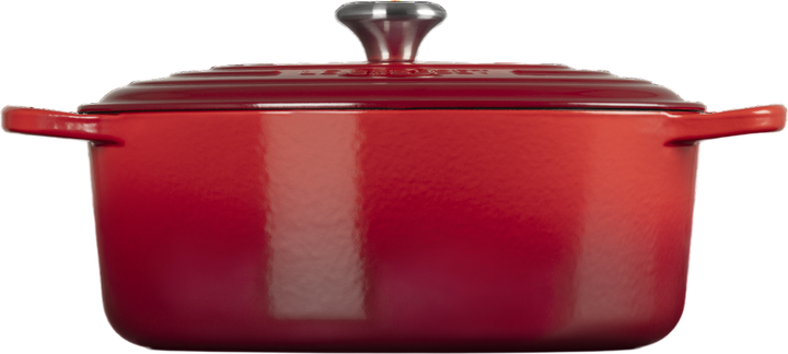 Garnek do gotowania gęsi LeCreuset owalny żeliwny wiśniowy 31 cm (0024147263166) - obraz 3
