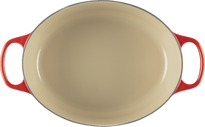 Garnek do gotowania gęsi LeCreuset owalny żeliwny wiśniowy 31 cm (0024147263166) - obraz 5