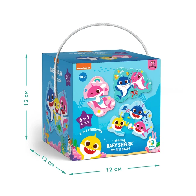 Пазл Dodo Baby Shark – дитячий пазл 18м+ з героями Baby Shark - изображение 2