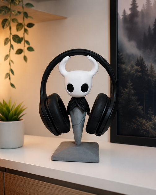 Підставка-тримач для навушників у вигляді персонажа гри Hollow Knight. Aivory - изображение 4