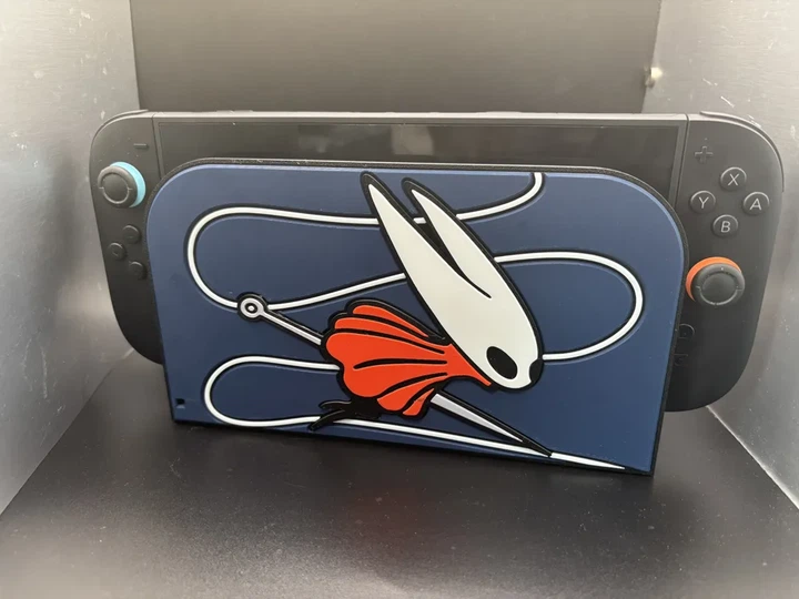 Накладка для док-станції Nintendo Switch за мотивами гри Hollow Knight. Aivory - Фото 2 Накладка для док-станції Nintendo Switch за мотивами гри Hollow Knight. Aivory - изображение 2
