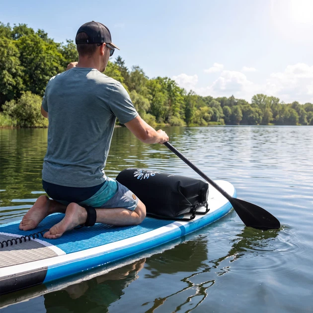 Водонепроникний гермомішок Outtec Dry Bag 30 л O-42987 Чорний (5905884429877) - зображення 8