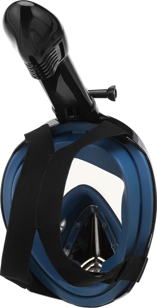 Maska do nurkowania pełnotwarzowa Outtec Aqua Explorer Pro O-05318 z fajką składaną Czarna (5905399053529) - obraz 3