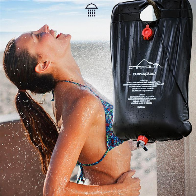 Переносной Душ Camp Shower AS 5800 на 20 литров, летний, туристический, 10 минут беспрерывной работы - Фото 5 Переносной Душ Camp Shower AS 5800 на 20 литров, летний, туристический, 10 минут беспрерывной работы - изображение 5