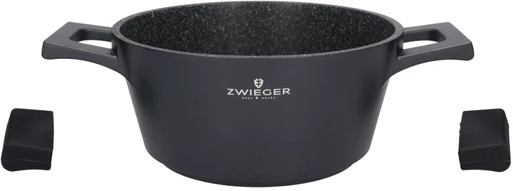 Каструля Zwieger Black Stone з кришкою 24 см 4 л (5903357373559) - зображення 4
