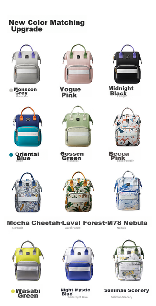 Сумка Babycare Mommy Bag для мамы легкая многофункциональная, вместительная, розовая, большая - Фото 6 Сумка Babycare Mommy Bag для мамы легкая многофункциональная, вместительная, розовая, большая - изображение 6