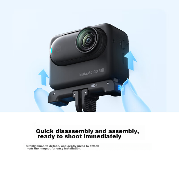 Крепление Yingshi магнитное быстросъемное Insta360 GO 3/GO 3S - Фото 7 Крепление Yingshi магнитное быстросъемное Insta360 GO 3/GO 3S - изображение 7