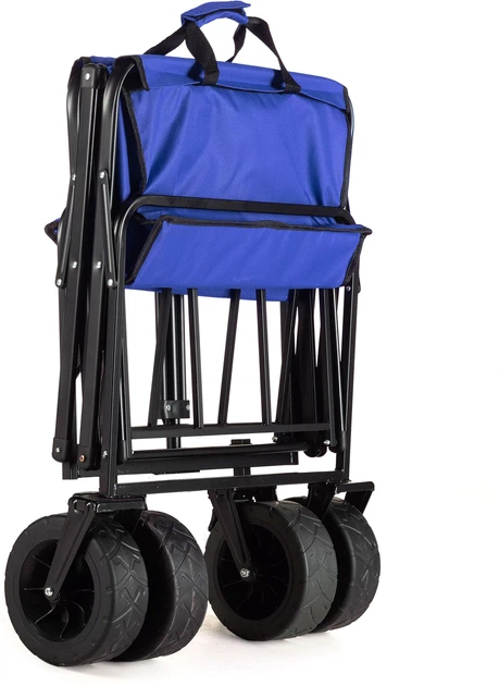 Візок туристичний складаний Outtec EasyGo 100 л Синій 185370 (5905884421864) - зображення 6