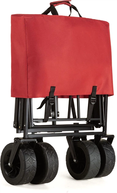 Wózek turystyczny składany Outtec EasyGo 100 l Czerwony 185371 (5905884421871) - obraz 7