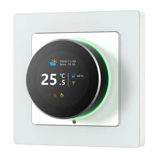 Термостат розумний AVATTO WT20R-BH-3A-W Wi-Fi White (WT20R-BH-3A-W-WiFi) - Фото 1 Термостат розумний AVATTO WT20R-BH-3A-W Wi-Fi White (WT20R-BH-3A-W-WiFi) - зображення 1