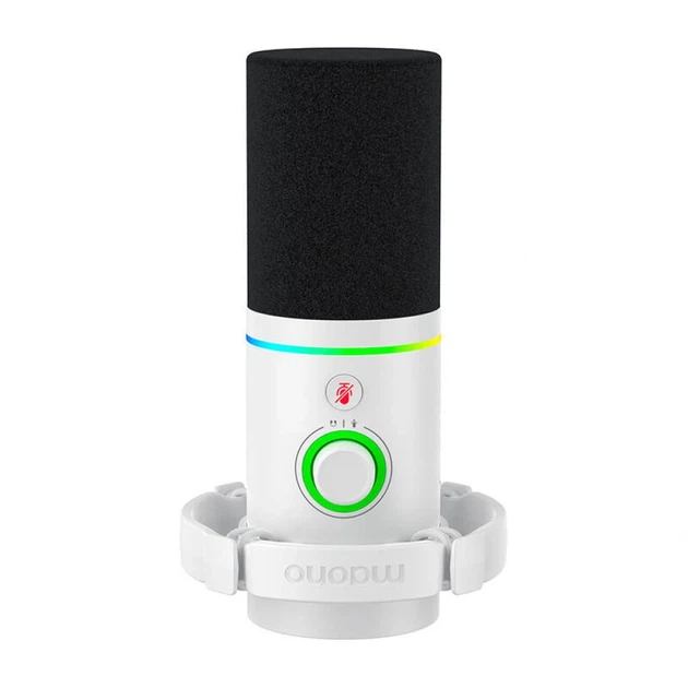 Микрофон динамический Maono PD200x White (6972237681656) - Фото 3 Микрофон динамический Maono PD200x White (6972237681656) - изображение 3