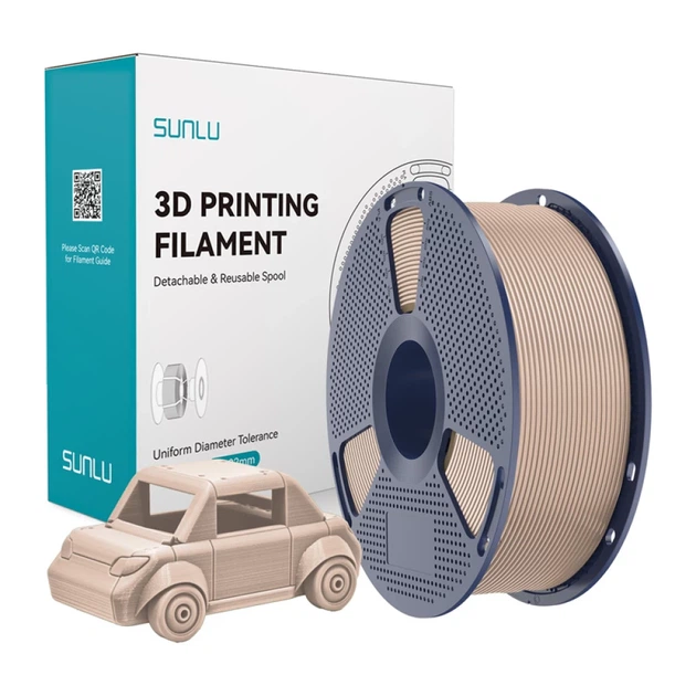 Филамент Sunlu PETG 1.75mm 1kg Beige (PETG Be) - Фото 1 Филамент Sunlu PETG 1.75mm 1kg Beige (PETG Be) - изображение 1